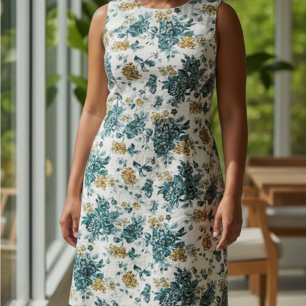 New York & Company Eva Mendes Floral Dress XXL Tall - Picture 11 of 11